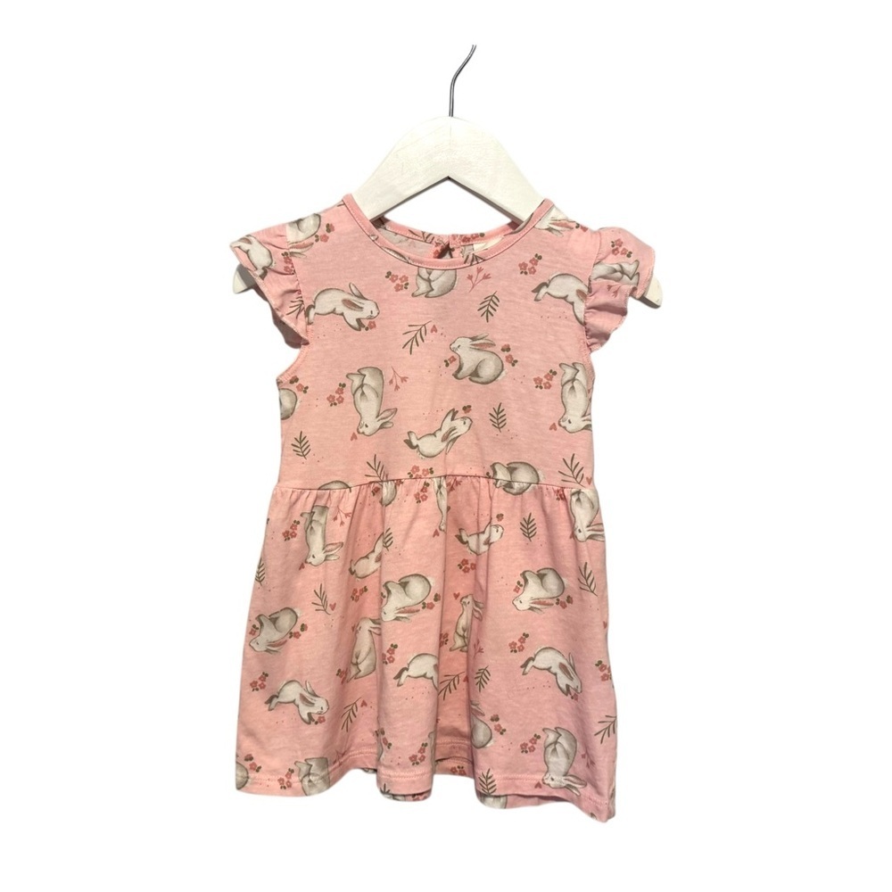 ⭐️ 5/$30 H&M Kids Bunnies Dress size 12 Months